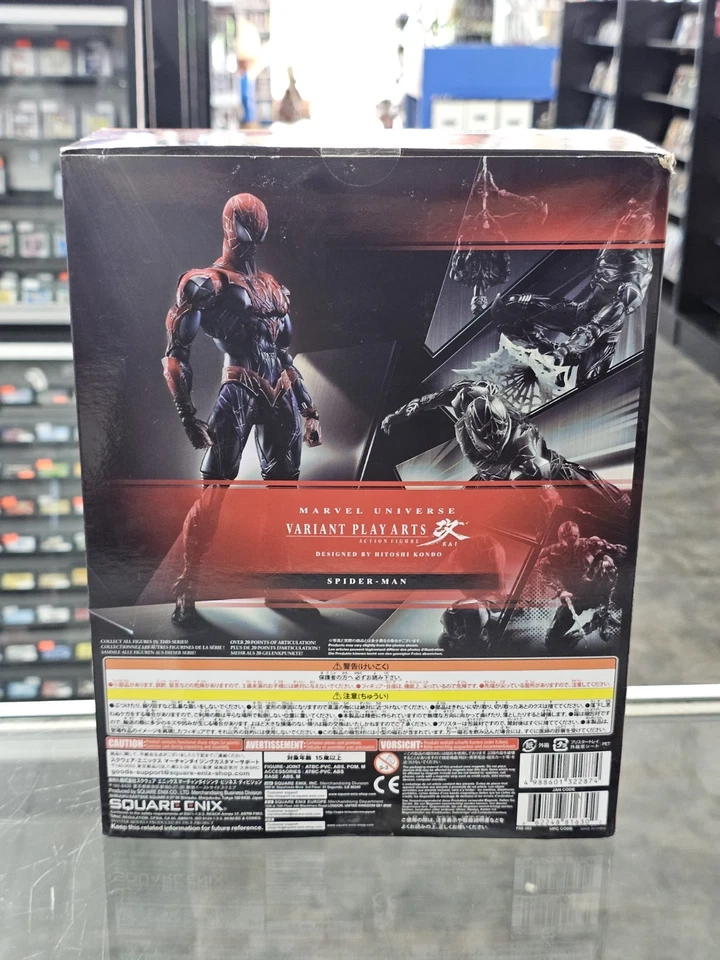 漫威蜘蛛侠变体游戏艺术 Kai 公仔 Hitoshi Kondo-Square Enix 全新 — 第 2/4 张图片