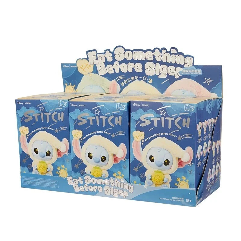 Disney - MINISO スティッチ Eat Something Before Sleep Stitch Eat Something Before Sleep Plush Figure by MINISO