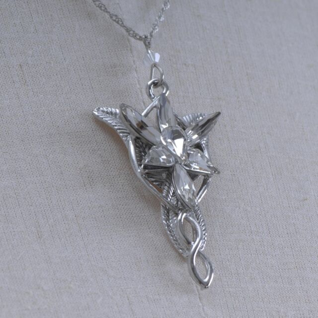 Lord of the Rings Arwen Evenstar Charming Necklace Pendant LOTR Aragorn ...
