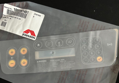 Matrix T7xi-03 (FTM501E) OVERLAY TV SET Membrane  KEYPAD (treadmill) NEW