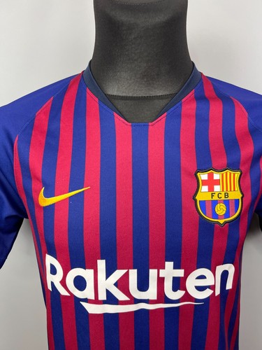 BARCELONA 2018 2019 HOME SHIRT FOOTBALL SOCCER JERSEY NIKE 894430-456 SIZE S - 第 5/11 張圖片