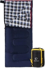 REDCAMP Outdoors Cotton Flannel Sleeping bag for Camping Hiking Climbing Backpac