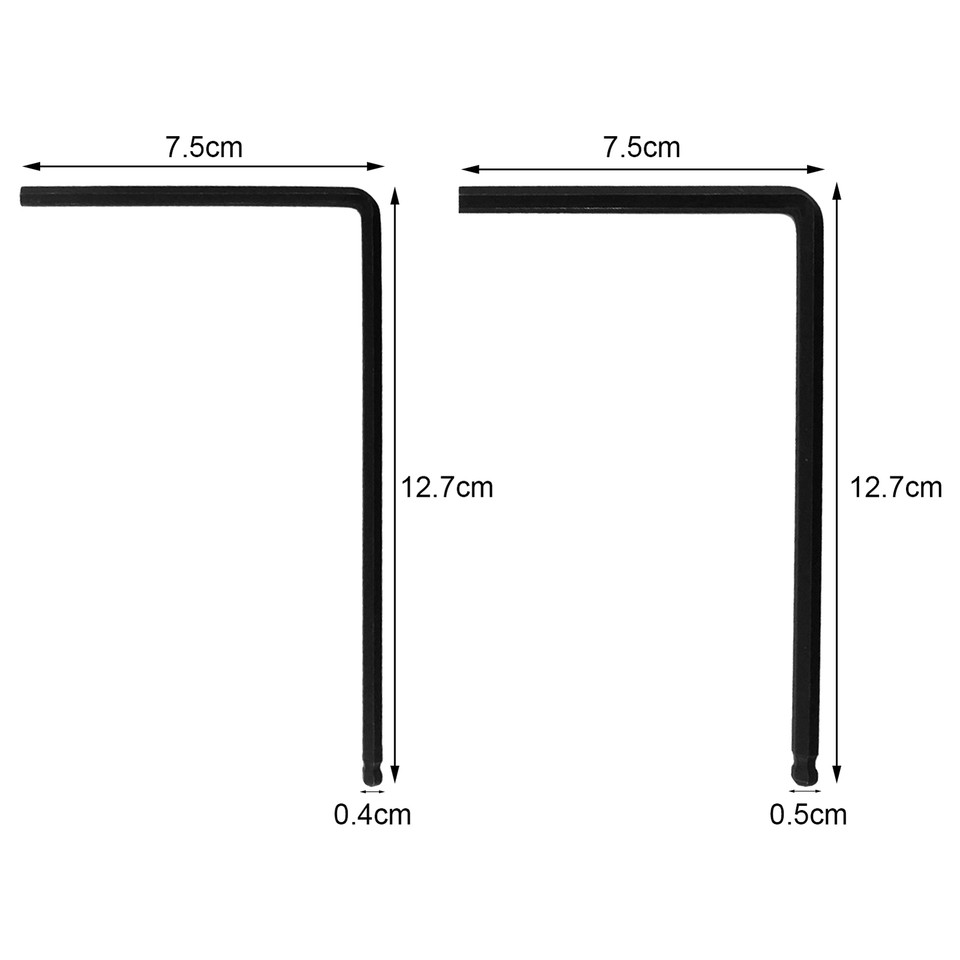 Guitar Wrench Lshaped Rustproof Hexagon Wrench Key Bass Guitar Wrench