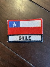Patch drapeau Chili brodé à repasser - Neuf !
