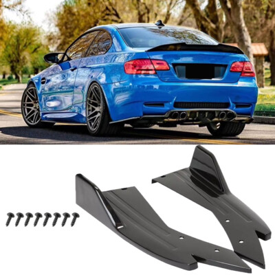 Car Rear Spats Bumper Lip Splitter Diffuser Canard Spoiler For Acura MDX RDX
