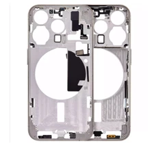 Mid-Frame Housing With Power And Volume Button Compatible For iPhone 15 Pro (US