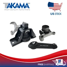 3 pcs Set Engine Motor & Trans Mount for 2007-2012 NISSAN SENTRA 2.0L CVT