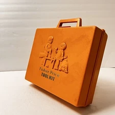 ⭐️ Vintage Fisher Price Tool Box Kit 924 1977 Carrying case Only Replacement