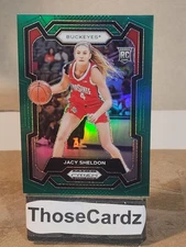 2024 Panini Prizm Draft Picks Green Prizm #45 Jacy Sheldon