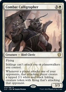 Combat Calligrapher (Commander 2021 #14)