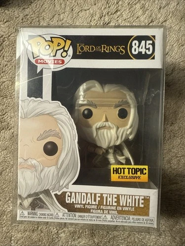Funko Pop Lord of The Rings GANDALF THE WHITE 845 Vinyl Hot Topic Exclusive
