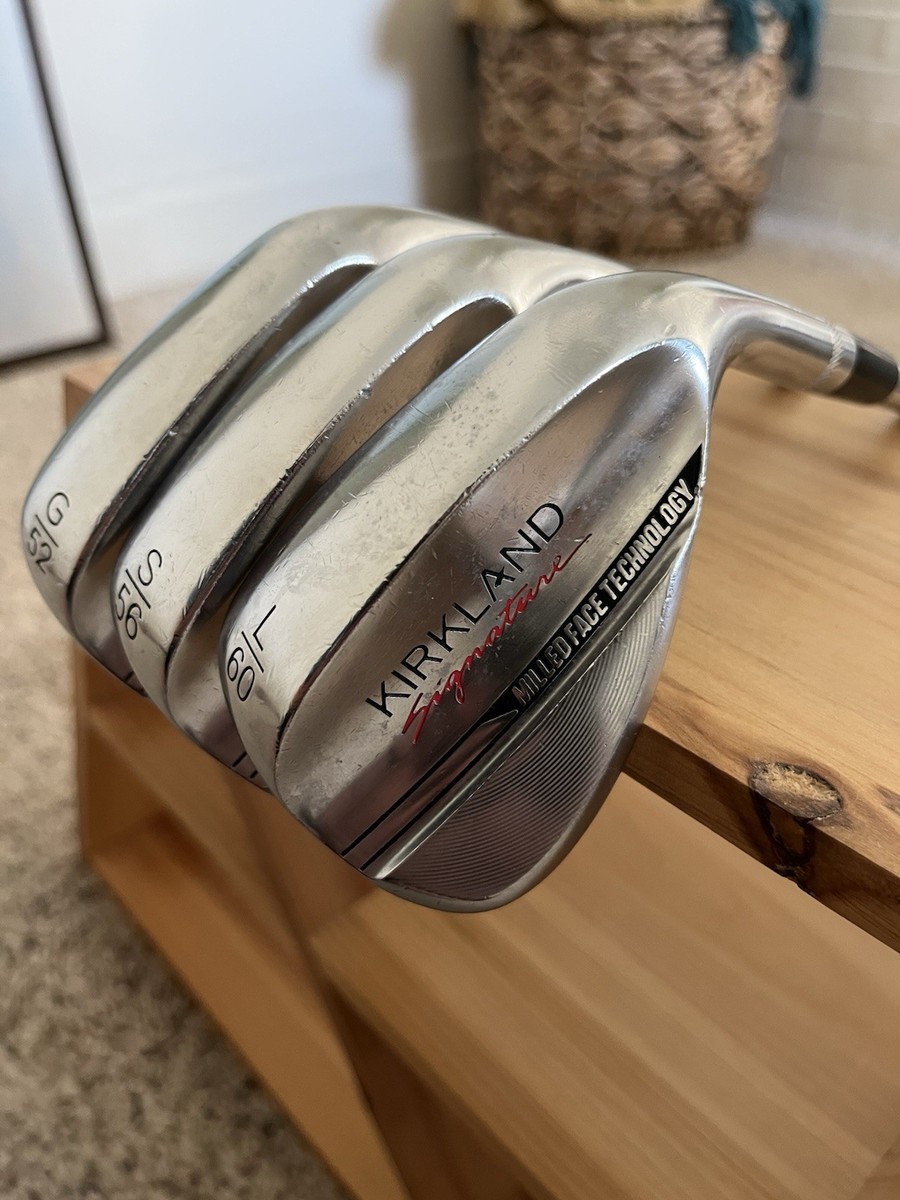 KIRKLAND WEDGE SET52.56.60 美品 Kirkland Signature Wedge Set 52° 56° 60° 3-Piece set RH FS