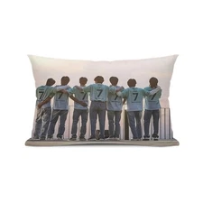 BTS We are 7 - Full Body Pillow Case - Double Sided with two different photos fu