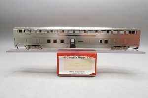 HO BRASS HI-COUNTRY BRASS SANTA FE HI-LEVEL COACH #700 F/PLATED