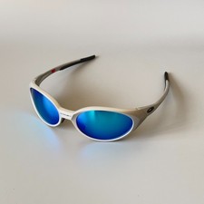 Oakley Eye Jacket Redux OO9438 Prizm Sunglasses Silver frame/Blue lens