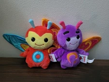 Ganz Webkinz Lot Of 2 Zumbuddy Plush Toys Zoro and Zalo Stuffed Animals No Codes