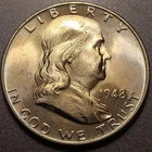 1948 Franklin Half Dollar  Brilliant Uncirculated