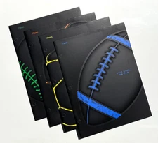 Mead Five Star 2-Pocket Premium High Quality Portfolio Paper Folder - Sports 4pk