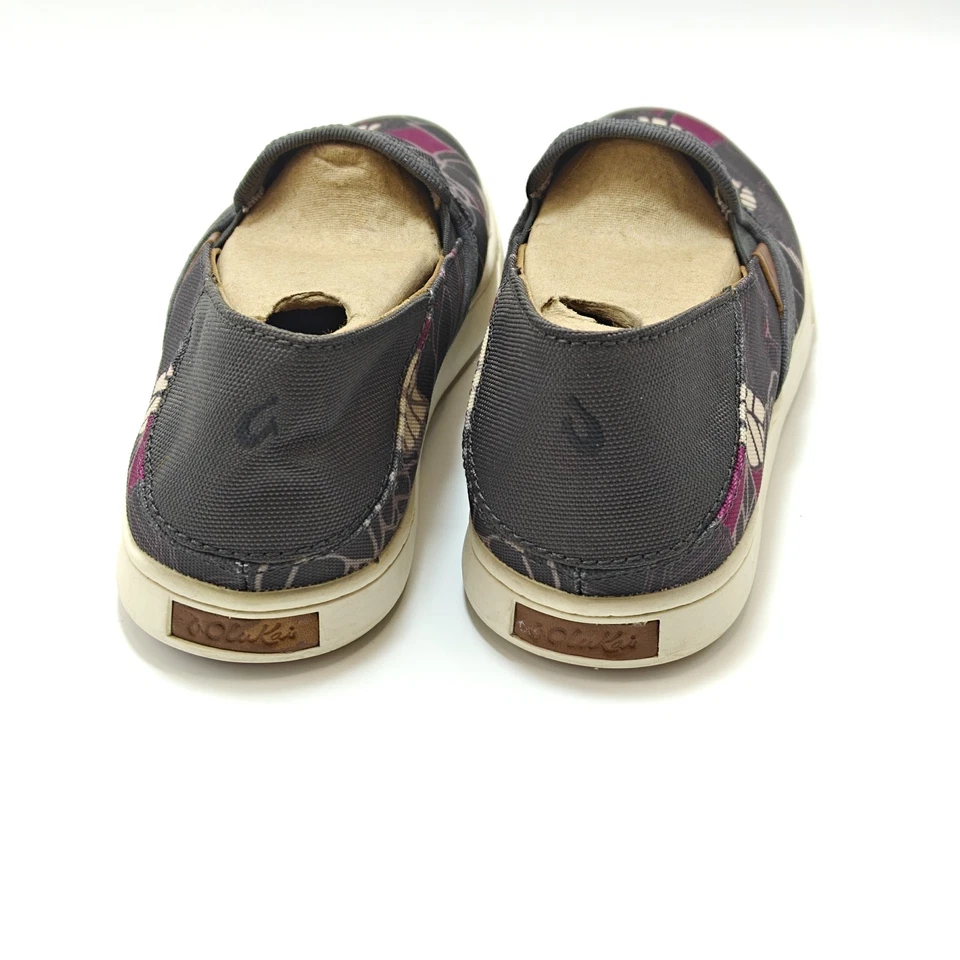 OluKai Tonos de Hoja Roja Estampado Pehuea Sin Cordones Lona Planos Mujer 6-10 Foto 3 de 4