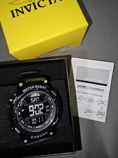 Invicta Racing 52mm Chrono Digital 100m Water Resistant  49040 