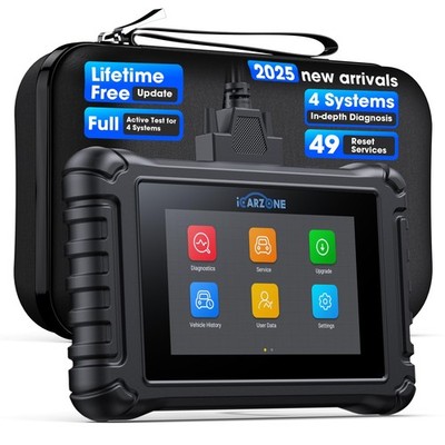 ICARZONE 4 Systems OBD2 Scanner UR600 ABS SRS Engine Transmission Car Code... 
