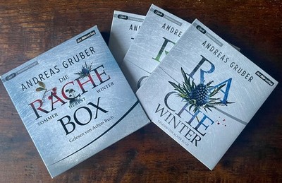 Andreas Gruber, Die Rache-Box: Sommer, Herbst und Winter. 5 mp3s. Pulaski/Meyers