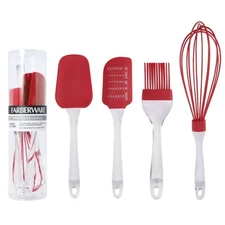 Farberware Kitchen Utensil Gift Set, 4-Piece Silicone & Plastic Tools