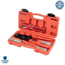 All-in-One PEX Clamp & Cutting Tool Kit for Plumbing Projects