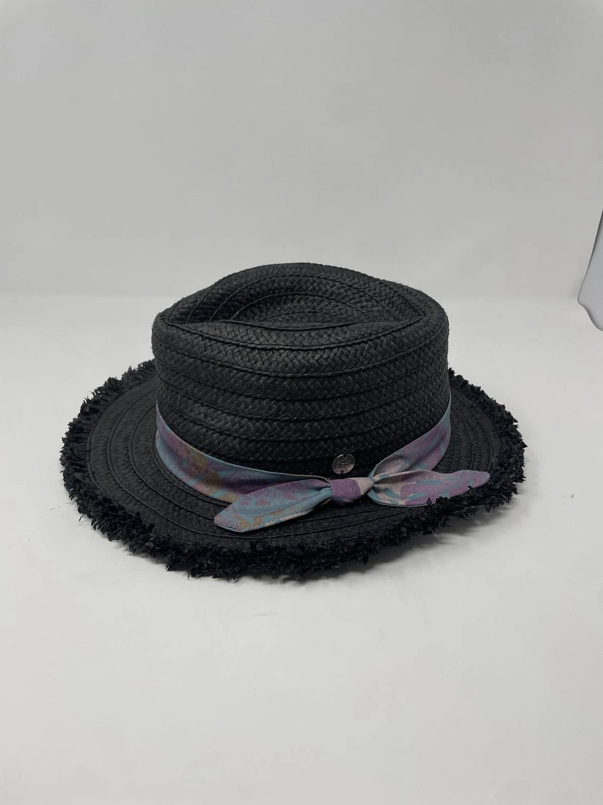 Body Glove Women's Straw Black Sun Protection Hat One Size