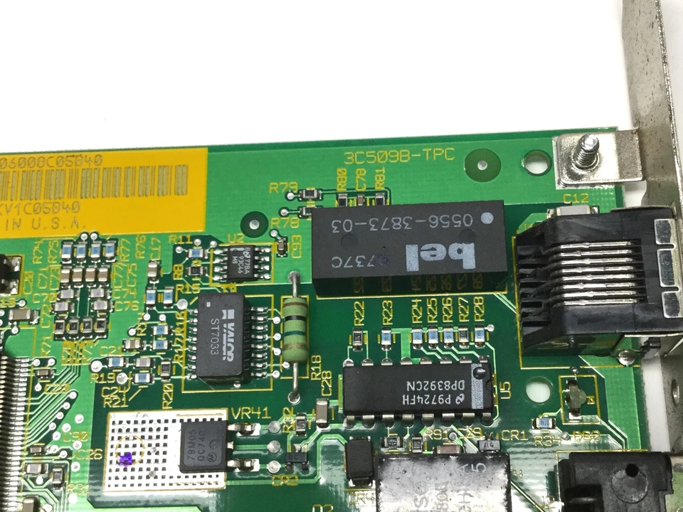 3COM 3C509B-TPC EtherLink III ISA Network Interface Card 10/100Mbps RJ45, BNC - Image 2 of 4