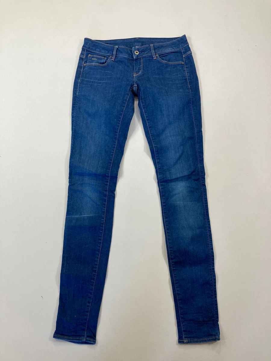 G STAR 3301 SUPER SKINNY Jeans W27 L34 Blue Great Condition Women s