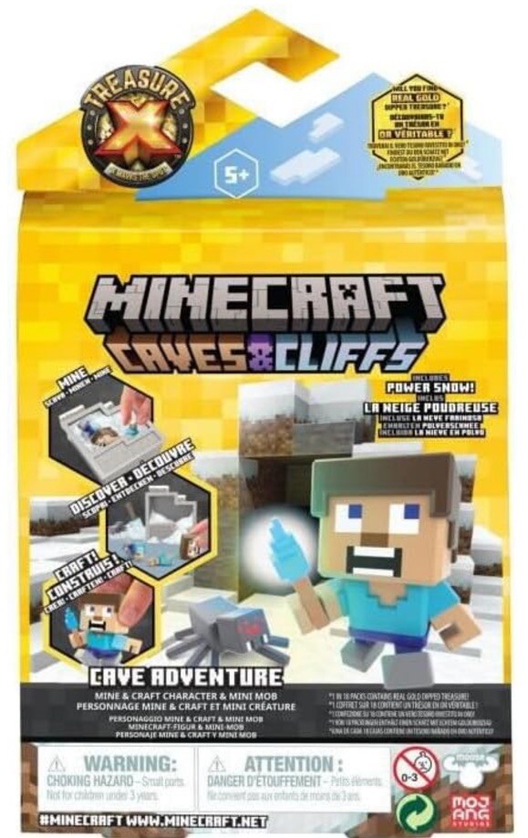 日本未発売】Treasure X Minecraft caves&cliffs Treasure X