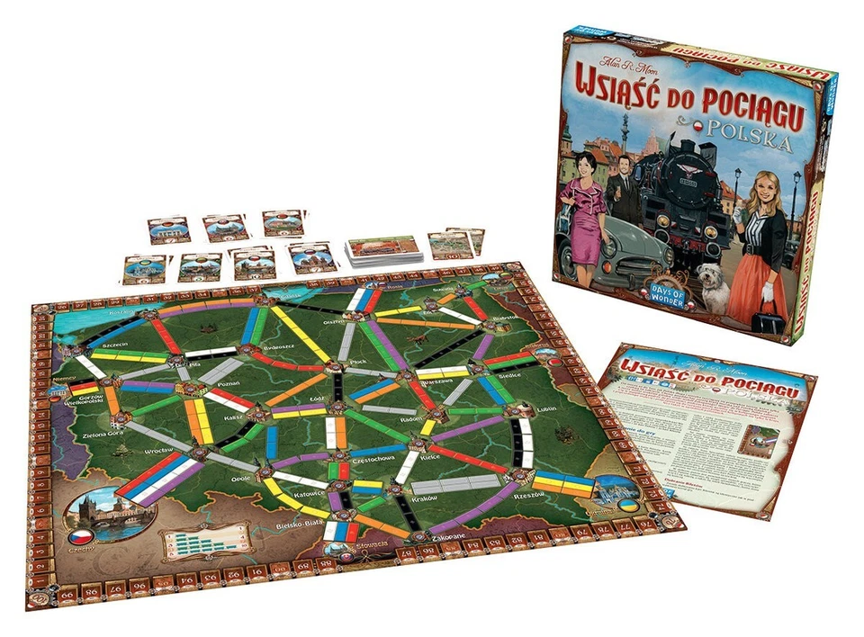 Wsiąść do Pociągu Polska Gra Planszowa Towarzyska Imprezowa Rodzinna Empik Gift - Image 2 of 4