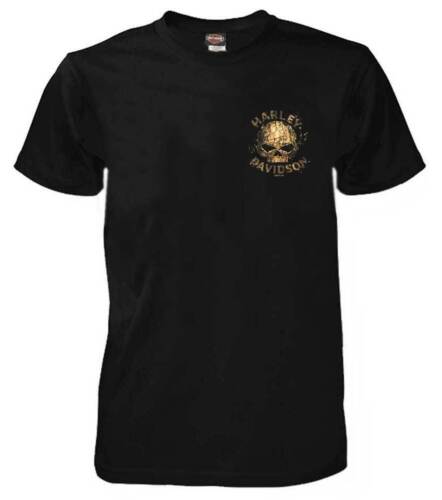 Harley-Davidson Men's Extreme Skull Short Sleeve Crew T-Shirt, Black 5L33-HF4U - Afbeelding 1 van 2