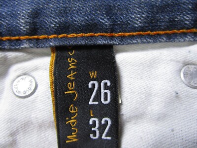 Nudie Jeans Mens 26x32 Co. Bootcut Ola Gray Jeans Light Wash Nudie Jeans Mens 26x32 Co. Bootcut Ola Gray Jeans Light Wash