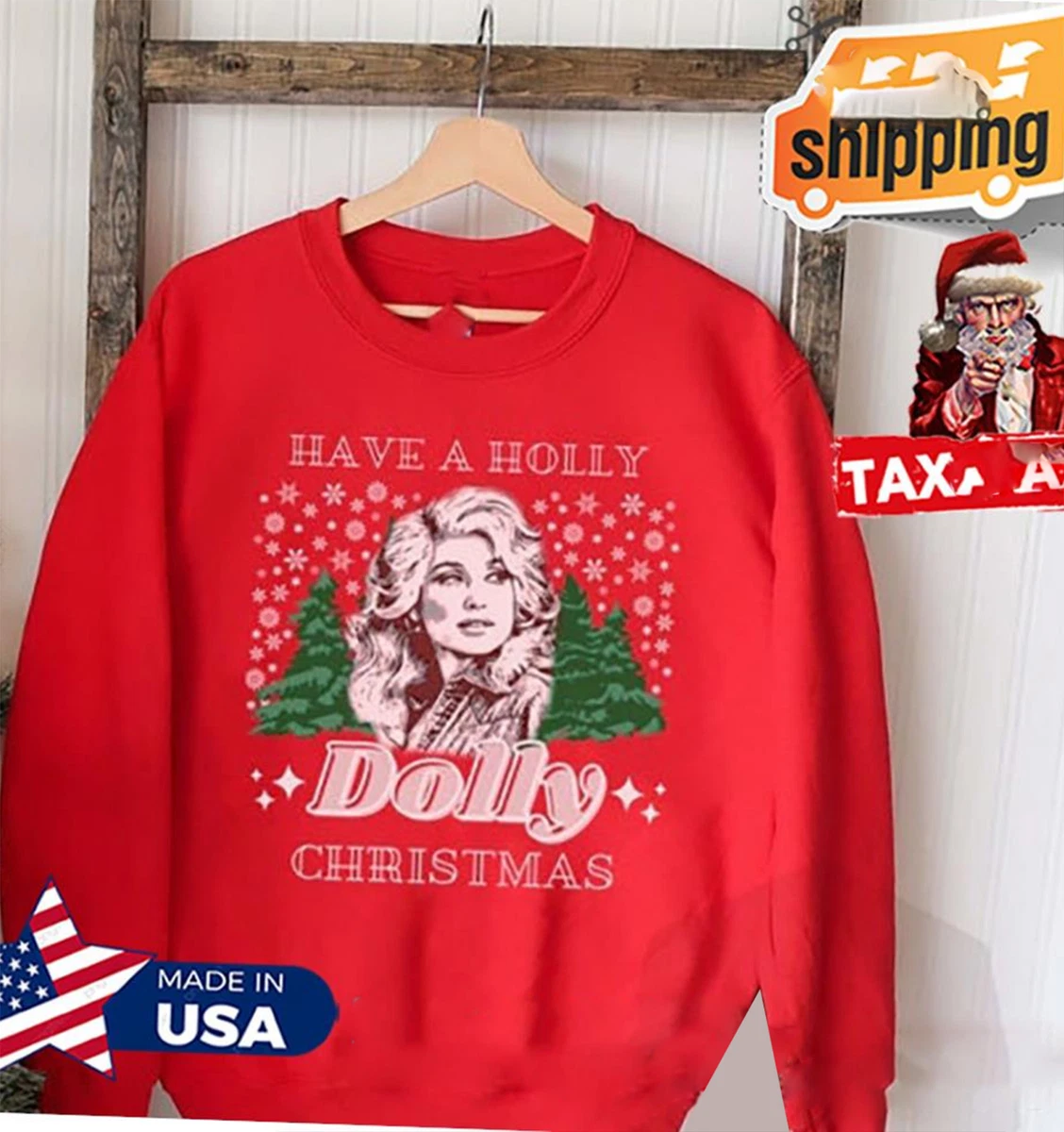 Holly dolly christmas best sale sweatshirt