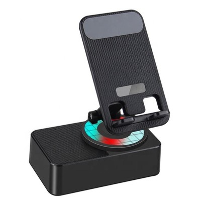 Telefonständer mit Lautsprecher, -Handyhalter, 360-Grad-Drehung