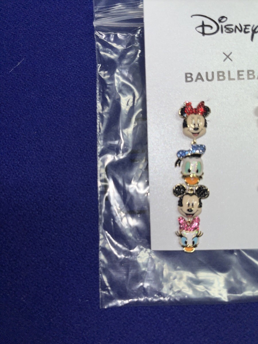 DISNEY X BAUBLEBAR MICKEY AND FRIENDS DROP EARRINGS NEW | eBay