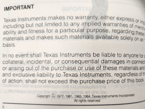1984 Texas Instruments Calculator TI-55-ii constant mem, book, case, etc Working - Picture 7 of 7