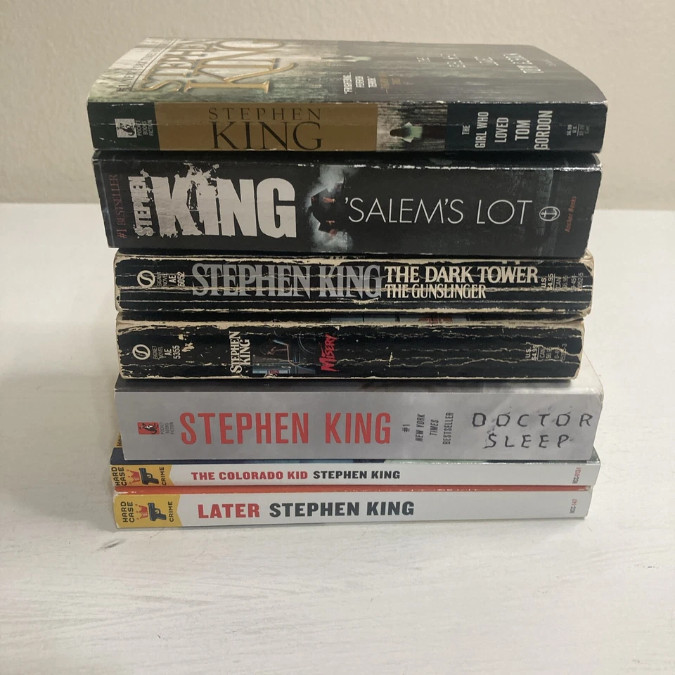 Lot Of 7 Stephen King Books: Later, Doctor Sleep, The Dark Tower, Misery, The Co - Image 3 of 4
