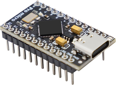 Pro Micro Entwicklungsboard 5V/16MHz Mikrocontroller mit 2-reihigem Pin-Header u
