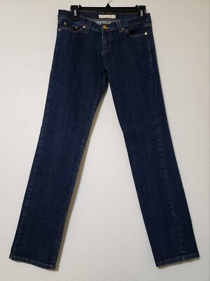 Flying Monkey Jeans Juniors Size 7 Low Rise Straight Leg Denim 5 Pocket