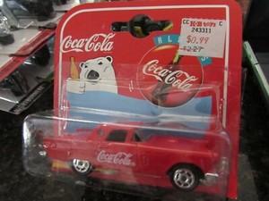 Majorette '57 Ford Thunderbird Coca-Cola Short Card (Clear plastic dented) | eBay