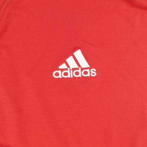 Vintage Adidas Shirt Mens Large Red White Croatia Soccer Athletic Running 90s - Picture 3 of 15