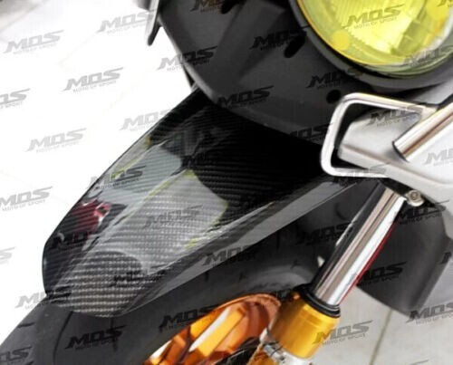 MOS Carbon Fiber Pointy Front Fender for Yamaha Zuma 125 2009-2021 - Picture 5 of 5