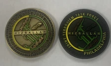 JTTF Joint Terrorism Task Force Philadelphia Major Case 251  Challenge Coin Set