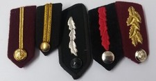 Assorted Gorgets Various Officers Issue For Collectors 5X Single Collar Tabs