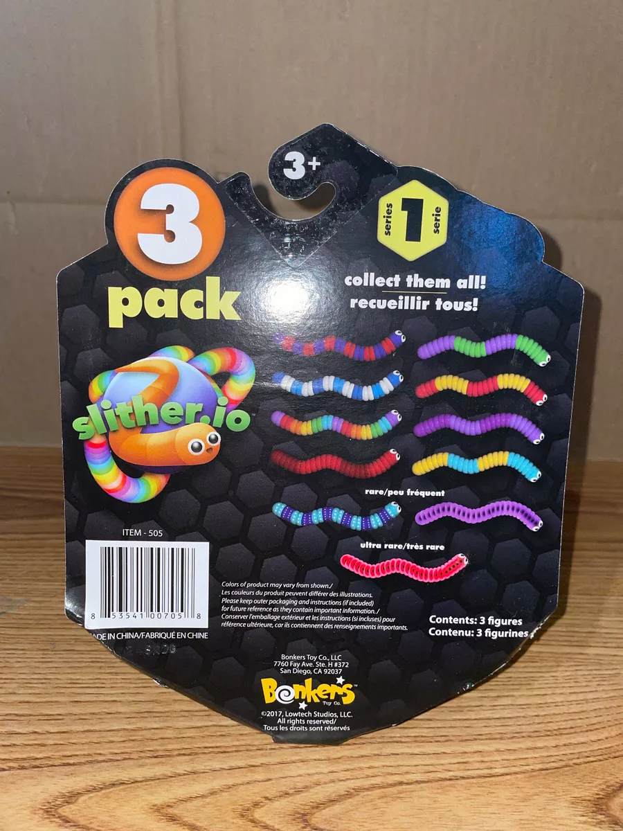 Bonkers Slither.io Series 1 Build-a-slither 32 PC 4 Slither Set for sale  online