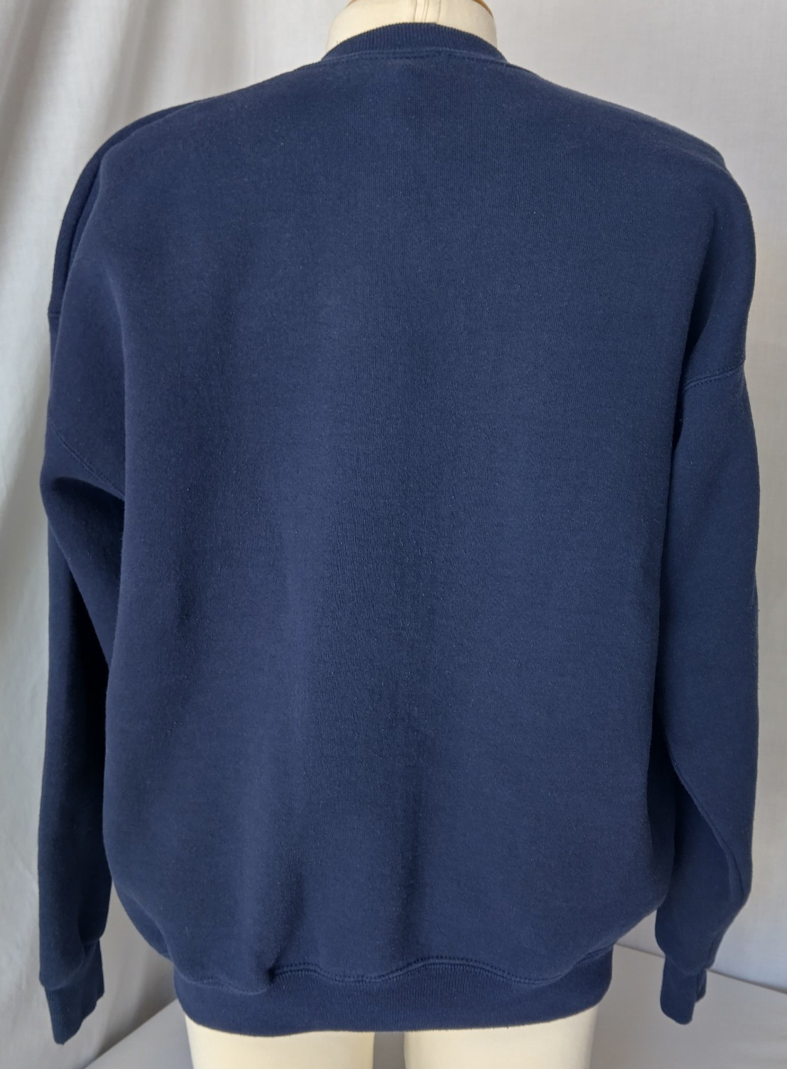 West Virginia University Lee Heavyweight Blue/Gold Sweatshirt embroidered XL thumbnail 2