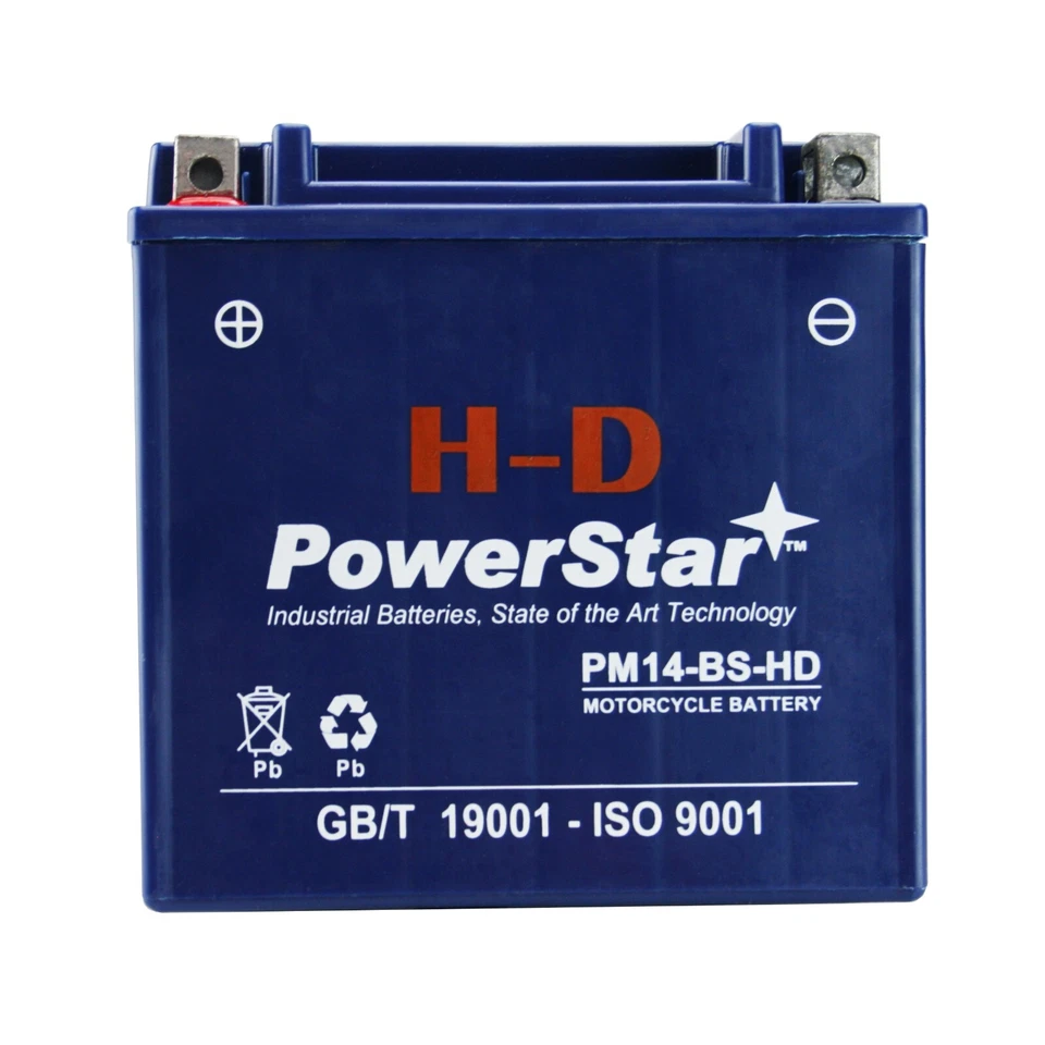 YTX14-BS 3 Year Warranty High Performance Powersport Battery - Image 2 of 4